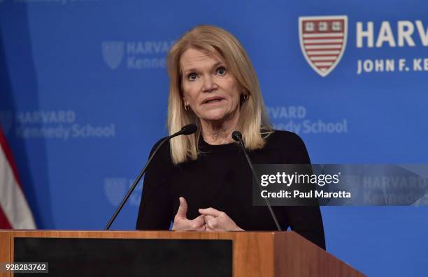 Martha Raddatz receives the Goldsmith Career Award for Excellence in Journalism at Harvard University' Shorenstein Center on Media, Politics and...