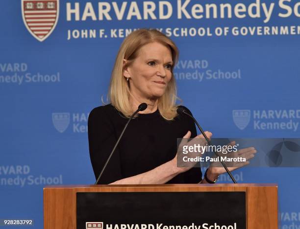 Martha Raddatz receives the Goldsmith Career Award for Excellence in Journalism at Harvard University' Shorenstein Center on Media, Politics and...