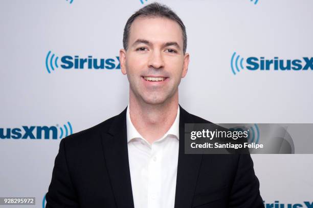 Jason Hanson visits SiriusXM Studios on March 6, 2018 in New York City.