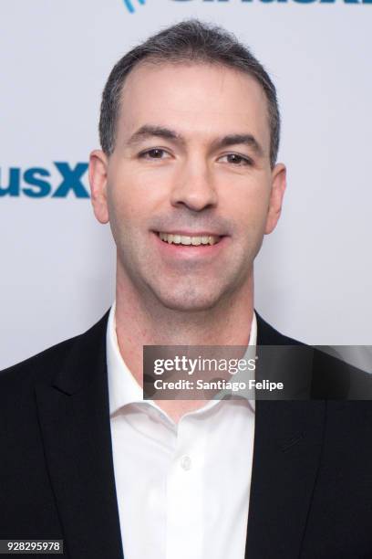 Jason Hanson visits SiriusXM Studios on March 6, 2018 in New York City.
