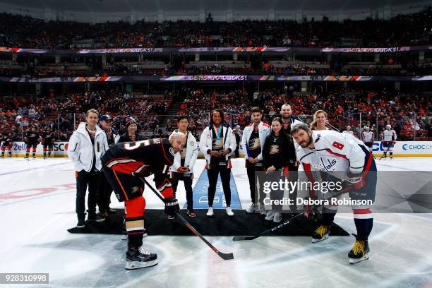 From left to right: 3-time Olympic figure skater for the Czech Republic, Michal Brezina, resident figure skating coach at the Rinks and Lakewood ICE,...