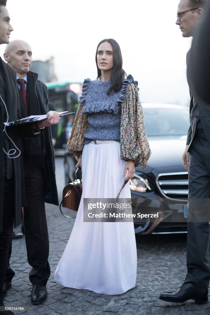 Jennifer Connelly is seen on the street attending Louis Vuitton... News ...