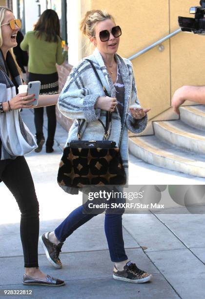 Tara Lipinski is seen on March 6, 2018 in Los Angeles, California.