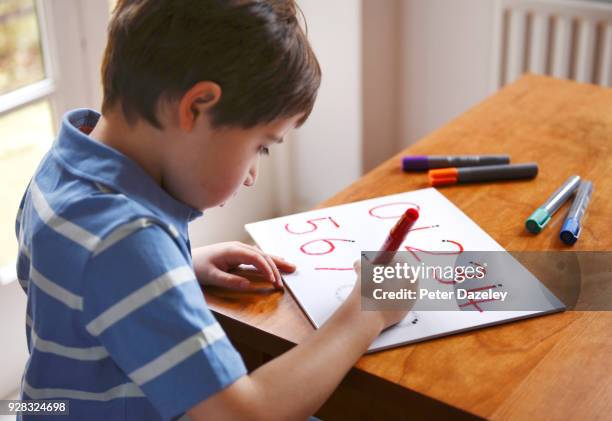 Child Write Number 33,306 Numbers For Kids Stock Photos, High-Res Pictures, and Images ...
