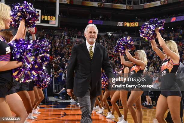 Former head coach Paul Westphal honored during halftime on January 12, 2018 at Talking Stick Resort Arena in Phoenix, Arizona. NOTE TO USER: User...