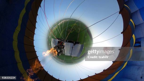 hot air balloon - 360 - the bigger picture stock pictures, royalty-free photos & images