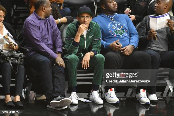 Music producer Chris Ivery attends a basketball game beween the Los Angeles Clippers and the New Orleans Pelicans at Staples Center on March 6, 2018...