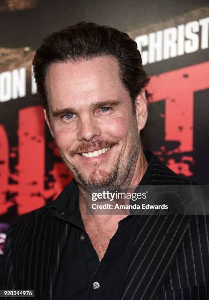 Actor Kevin Dillon arrives at the premiere of Warner Bros. Home Entertainment's "Dirt" at the TCL Chinese Theatres on March 6, 2018 in Hollywood,...