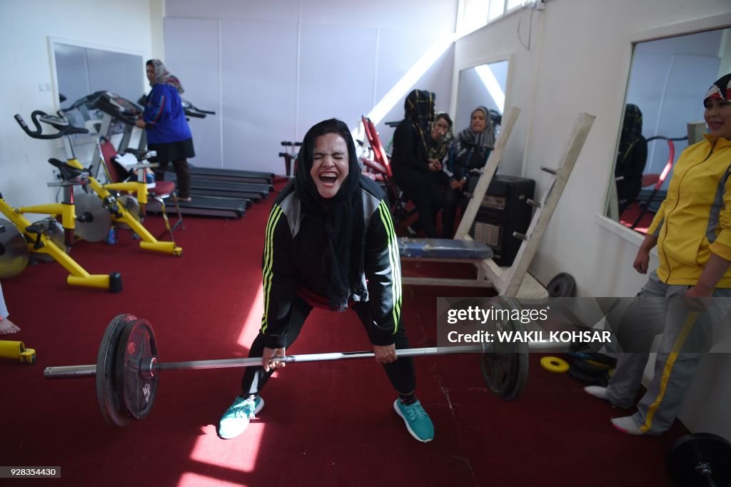 AFGHANISTAN-WEIGHTLIFTING-WOMEN...