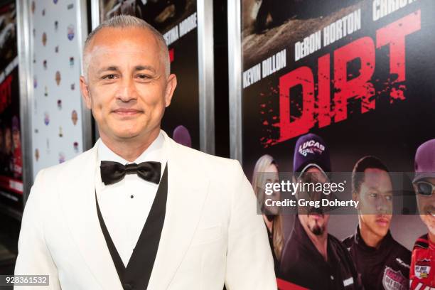 Producer Ali Afshar attends the Premiere Of Warner Bros. Home Entertainment's "Dirt" at TCL Chinese Theatre on March 6, 2018 in Hollywood, California.