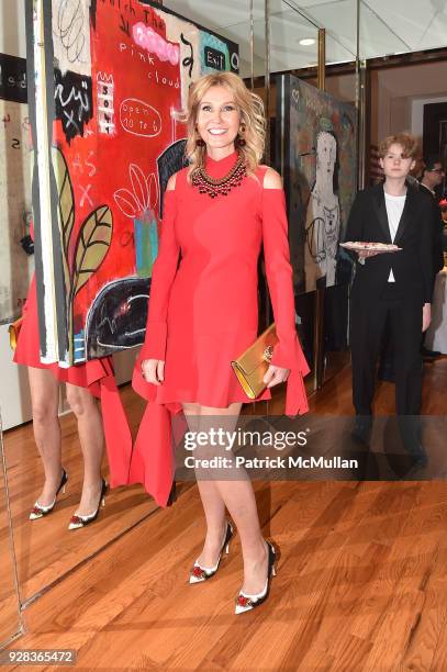Kathy Prounis attends the Ati Sedgwick Private Preview at The VFGI Townhouse Gallery on March 6, 2018 in New York City.