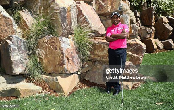 Chawrasia of India pictured during a practice round ahead of the Hero Indian Open at Dlf Golf and Country Club on March 7, 2018 in New Delhi, India.