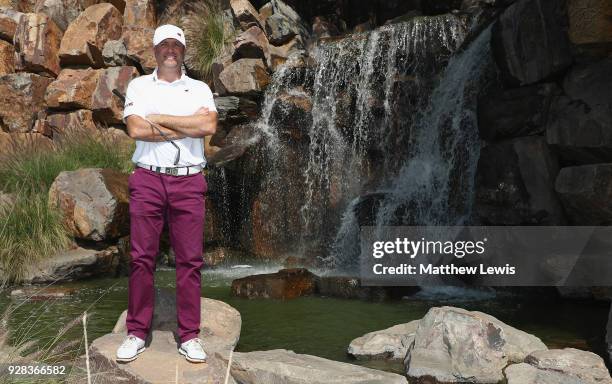 Graeme Storm of England pictured during a practice round ahead of the Hero Indian Open at Dlf Golf and Country Club on March 7, 2018 in New Delhi,...