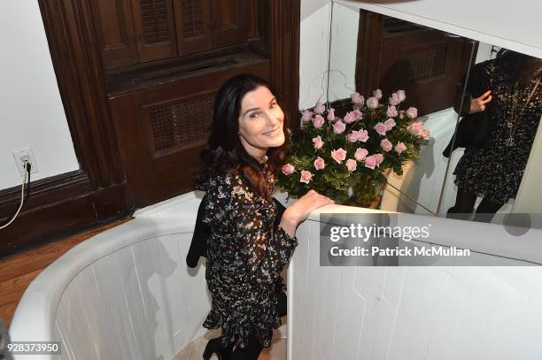 Jennifer Creel attends the Ati Sedgwick Private Preview at The VFGI Townhouse Gallery on March 6, 2018 in New York City.