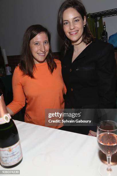 Alexis Moniello and Natalie Johnson attend Cookies for Kids' Cancer Fifth Annual Chefs Benefit at Metropolitan West on March 6, 2018 in New York City.