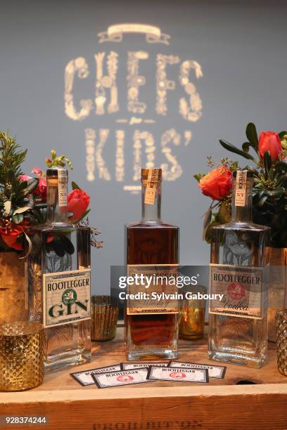 Atmosphere at Cookies for Kids' Cancer Fifth Annual Chefs Benefit at Metropolitan West on March 6, 2018 in New York City.