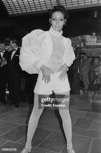Jamaican filmmaker, photographer and actress Esther Anderson, UK, 27th June 1968.