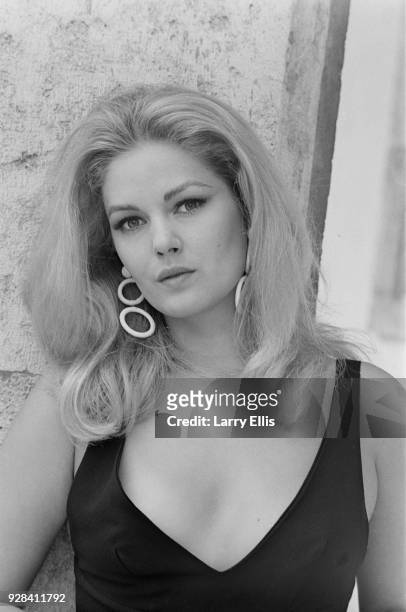 Serbian-Italian actress Beba Loncar, UK, 19th June 1968.