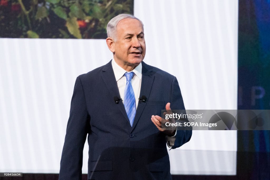 Bibi Netanyahu Benjamin "Bibi" Netanyahu, Prime Minister of Israel, speaking at the