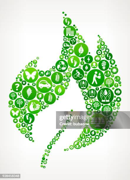 fire nature and environmental conservation icon pattern - fire pattern stock illustrations