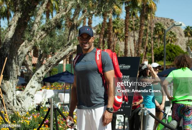 Boris Kodjoe attends The 14th Annual Desert Smash Celebrity Tennis Event on March 6, 2018 in La Quinta, California.