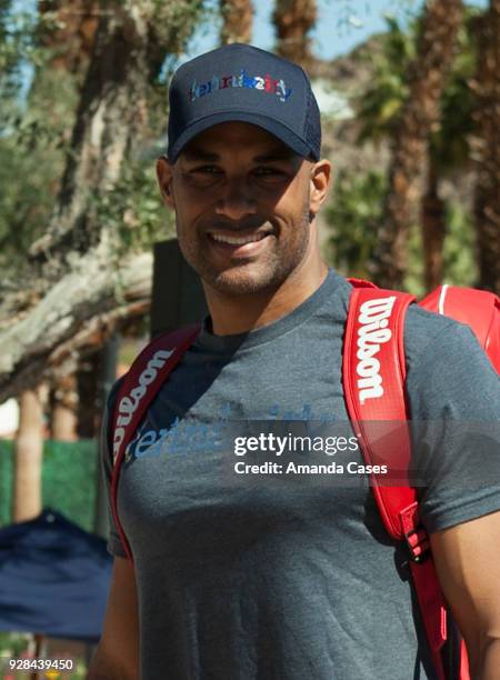 Boris Kodjoe attends The 14th Annual Desert Smash Celebrity Tennis Event on March 6, 2018 in La Quinta, California.