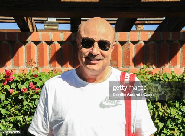 Dr. Phil McGraw arrives at The 14th Annual Desert Smash Celebrity Tennis Event on March 6, 2018 in La Quinta, California.