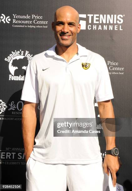 Boris Kodjoe arrives at The 14th Annual Desert Smash Celebrity Tennis Event on March 6, 2018 in La Quinta, California.