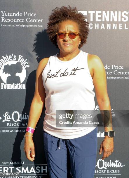 Wanda Sykes arrives at The 14th Annual Desert Smash Celebrity Tennis Event on March 6, 2018 in La Quinta, California.