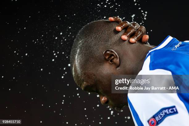 Vincent Aboubakar of FC Porto during the UEFA Champions League Round of 16 Second Leg match between Liverpool and FC Porto at Anfield on March 6,...