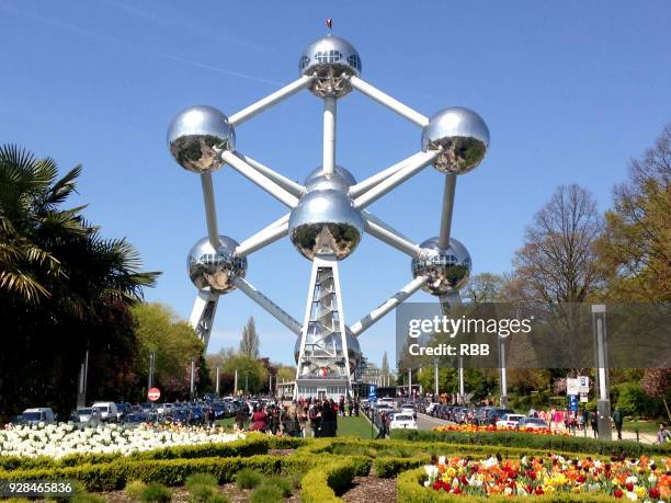 atomium - atomium stock pictures, royalty-free photos & images