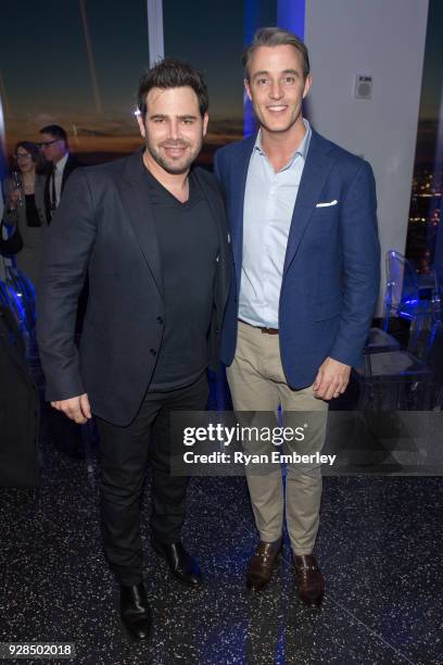 Leerom Segal and Ben Mulroney attend MUSE New York 2018 at One World Observatory on February 27, 2018 in New York City.