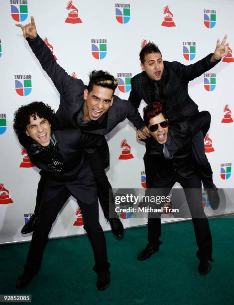 Zone D' Tambor arrives to the 10th Annual Latin Grammy Awards held at Mandalay Bay on November 5, 2009 in Las Vegas, Nevada.