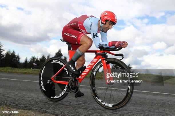 Tiago Machado of Portugal and Katusha-Alpecin during the 76th Paris - Nice 2018 / Stage 4 an Individual Time Trial of 18,4km from La Fouillouse to...