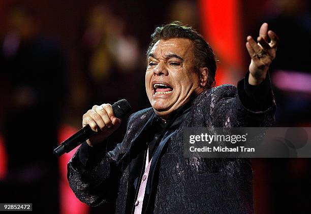 Juan Gabriel performs onstage at the 10th Annual Latin Grammy Awards held at Mandalay Bay on November 5, 2009 in Las Vegas, Nevada.