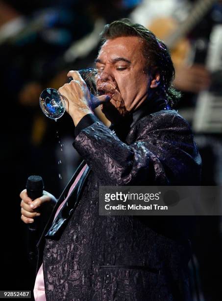 Juan Gabriel performs onstage at the 10th Annual Latin Grammy Awards held at Mandalay Bay on November 5, 2009 in Las Vegas, Nevada.