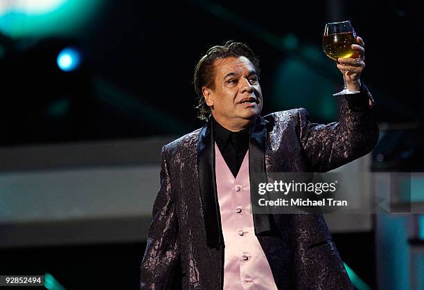 Juan Gabriel performs onstage at the 10th Annual Latin Grammy Awards held at Mandalay Bay on November 5, 2009 in Las Vegas, Nevada.