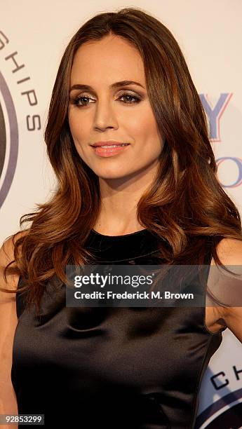 Actress Eliza Dushku attends the Breeders' Cup Winners Circle event at the ESPN Zone and L. A. Live on November 5, 2009 in Los Angeles, California.
