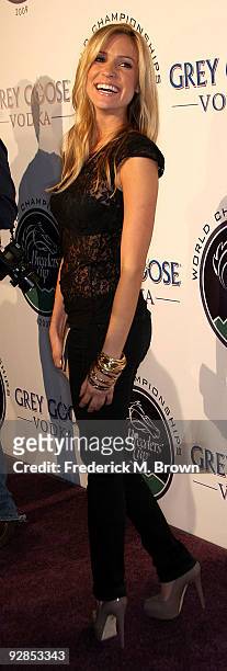 Actress Kristin Cavallari attends the Breeders' Cup Winners Circle event at the ESPN Zone and L. A. Live on November 5, 2009 in Los Angeles,...