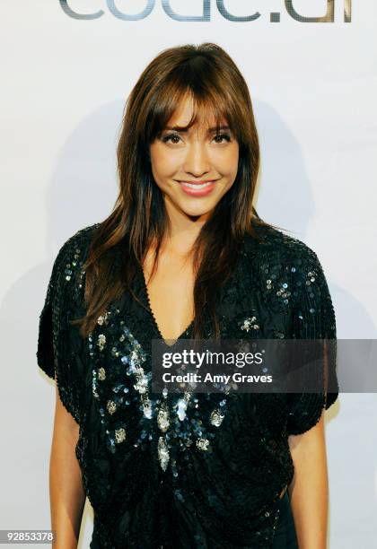 Actress Fernanda Romero attends the Launch Party For code.ai At Fred Segal Studio Beautymix on November 5, 2009 in Santa Monica, California.