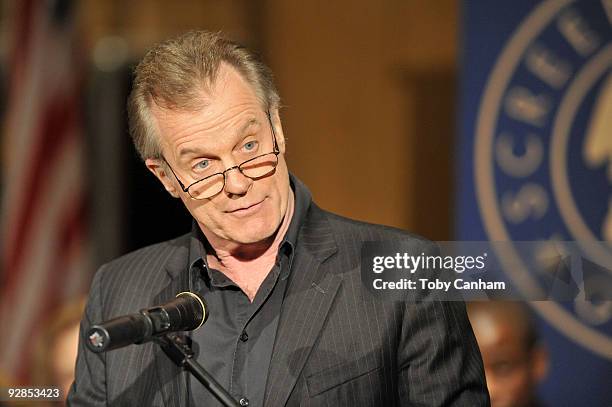 Stephen Collins a Screen Actors Guild member participates in the staged reading of events of the heart "A heart United" held at the James Cagney...