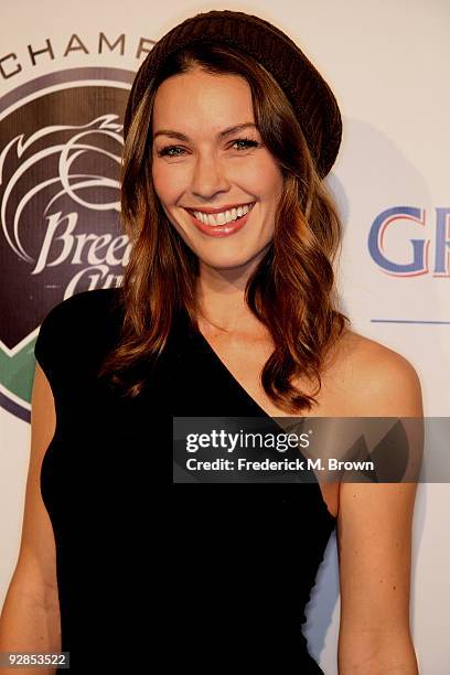 Actress Louise Griffiths attends the Breeders' Cup Winners Circle event at the ESPN Zone and L. A. Live on November 5, 2009 in Los Angeles,...