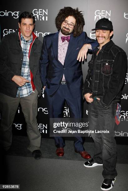Adam Duritz and Clifton Collins Jr. Attend the Los Angeles premiere of "Dare" at Pacific Design Center on November 5, 2009 in West Hollywood,...