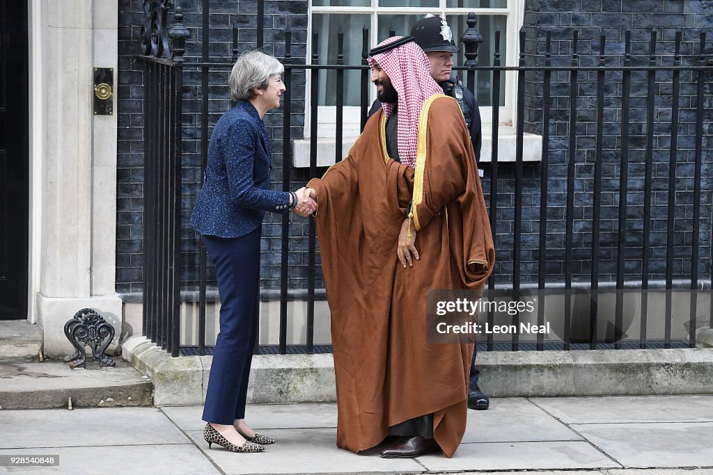 The Crown Prince Of Saudi Arabia Visits The UK