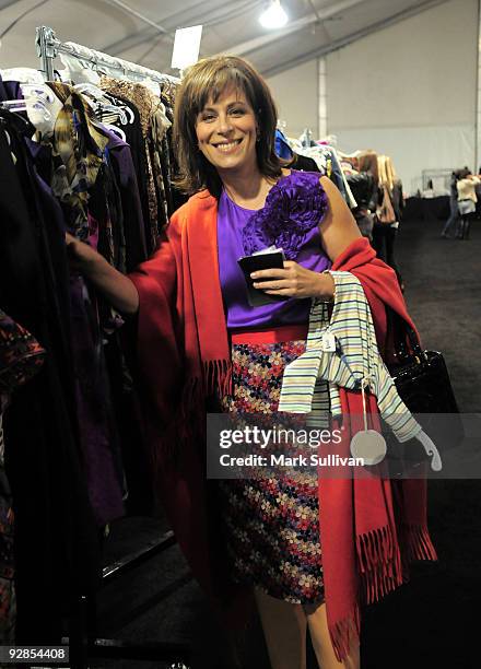 Actress and founder of Clothes Off Our Backs, Jane Kaczmarek attends BillionDollarBabes.com LA sale opening night with Clothes Off Our Back at...
