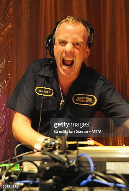 Norman Cook aka Fatboy Slim plays a dj set at the aftershow of the 2009 MTV Europe Music Awards at the e-werk on November 5, 2009 in Berlin, Germany.