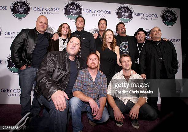 Members of the group Band From TV attend the Breeders' Cup Winners Circle Event held at ESPN Zone at L.A. LIVE on November 5, 2009 in Los Angeles,...