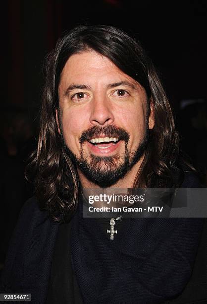 Dave Grohl of the Foo Fighters attends the aftershow of the 2009 MTV Europe Music Awards at the e-werk on November 5, 2009 in Berlin, Germany.