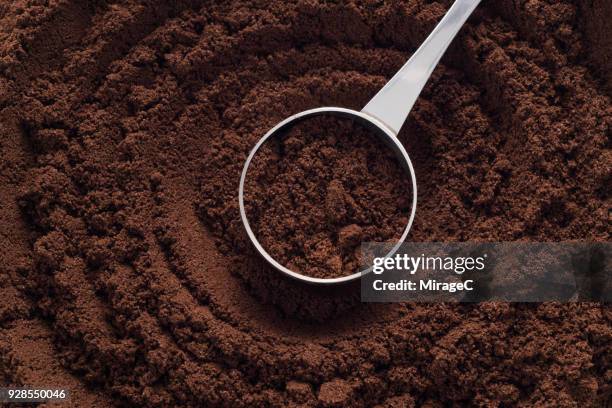 ground coffee - coffee powder bildbanksfoton och bilder