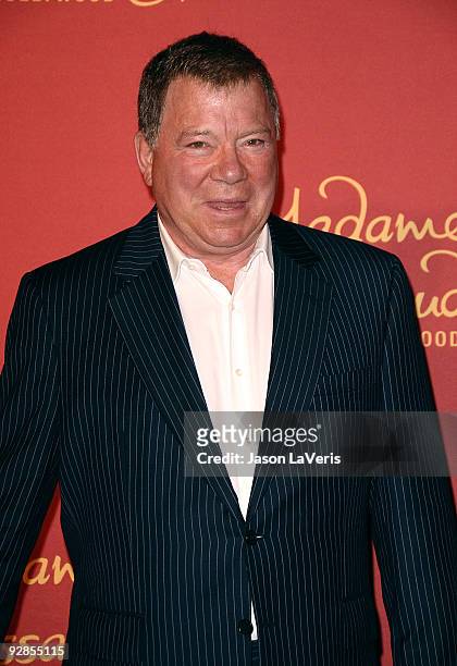 William Shatner attends the unveiling of a Captain Kirk wax figure at Madame Tussaud's Wax Museum on November 4, 2009 in Los Angeles, California.